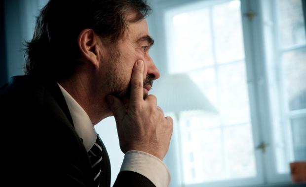 Jørgen Honoré looking thoughtful in 2010. Government proposed budget may bring relief to hard hit universities