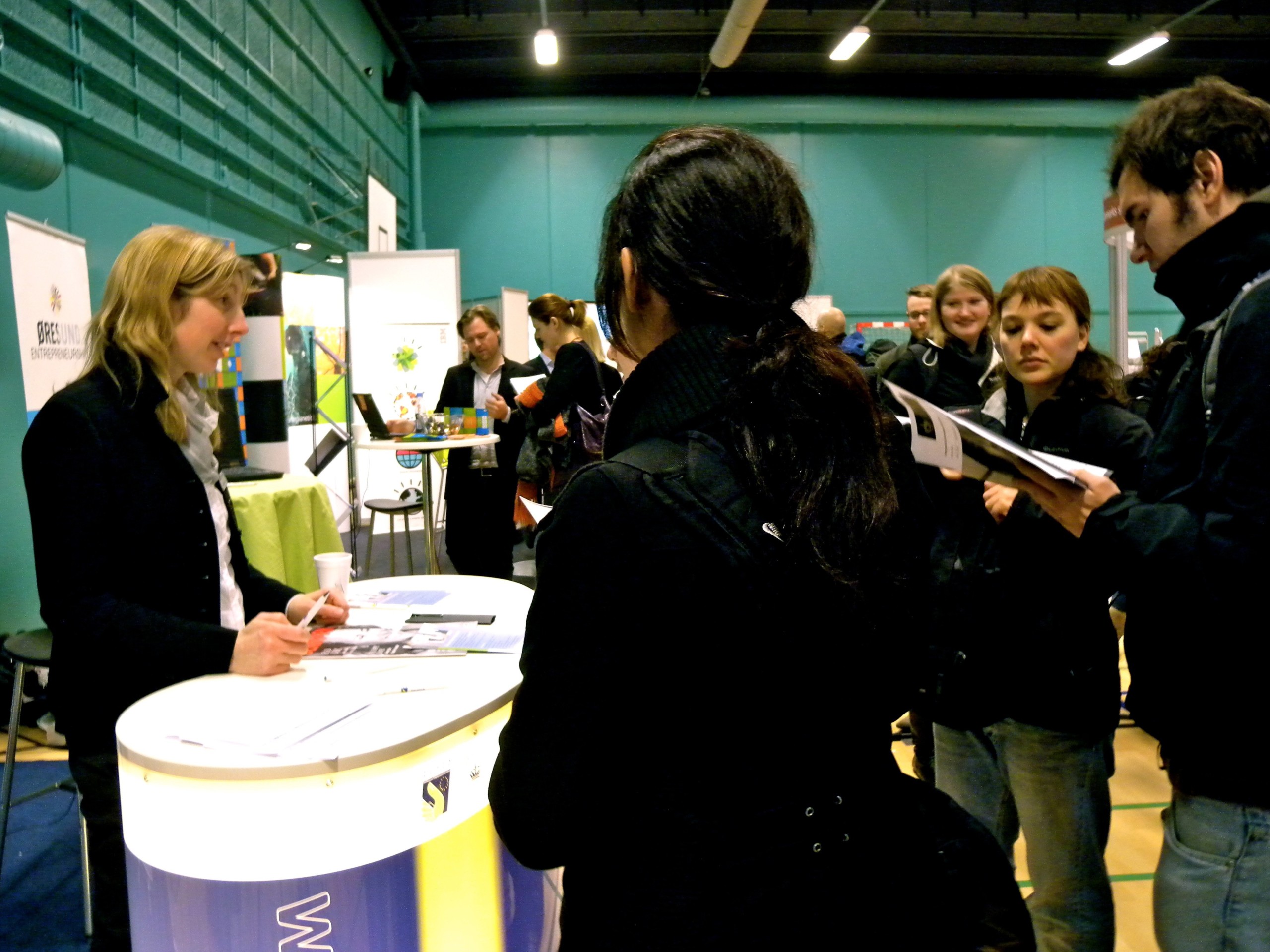 Career event in 2010 was jam-packed with international students