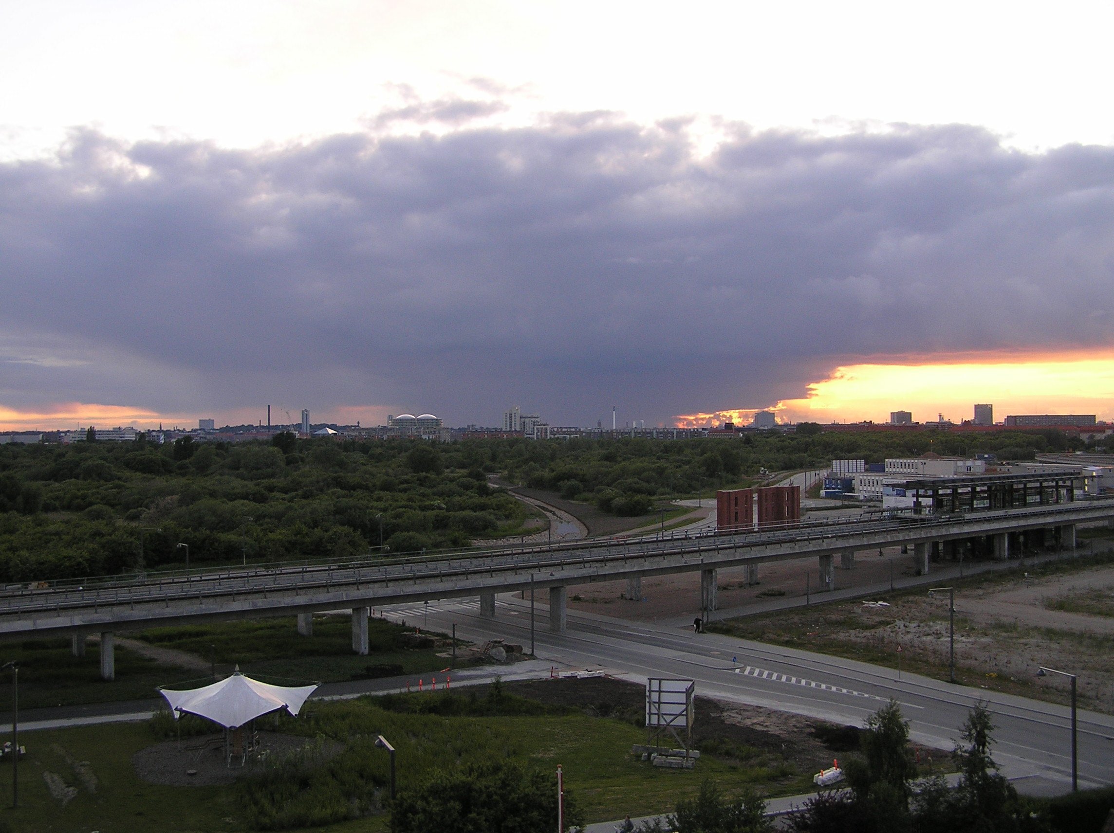 The commons area, 'Amager Fælled', where one of the victims was found