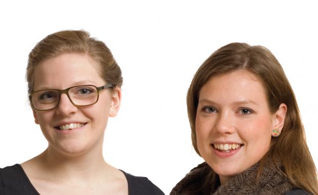 STUDERENDE I BESTYRELSEN - Louise Lipczak Hansen (tv) og Laura Toftegaard Pedersen. 