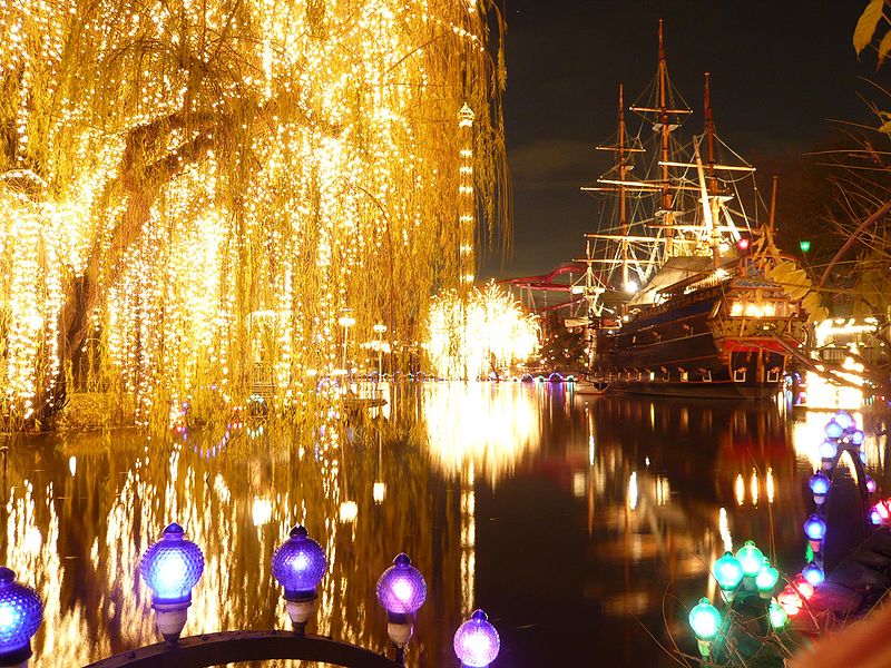 Tivoli is drowned in lights each Christmas as Danes forget about CO2 emissions for a month of electric lights