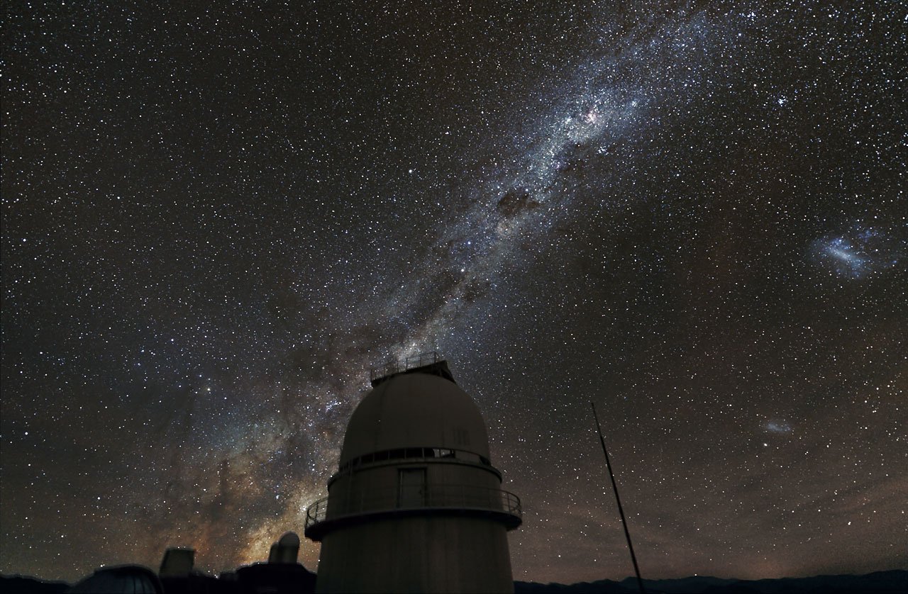 The Danish 1.54 metre telescope at the La Silla complex, Chile