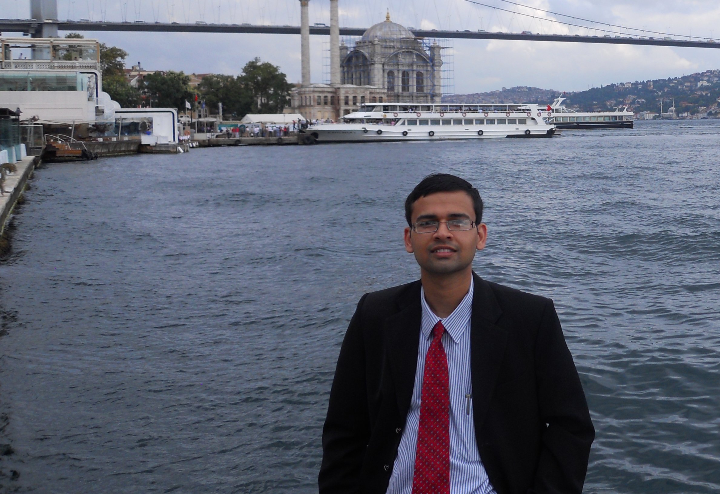 Ankit Khandelwal on a recent trip to Istanbul, Turkey