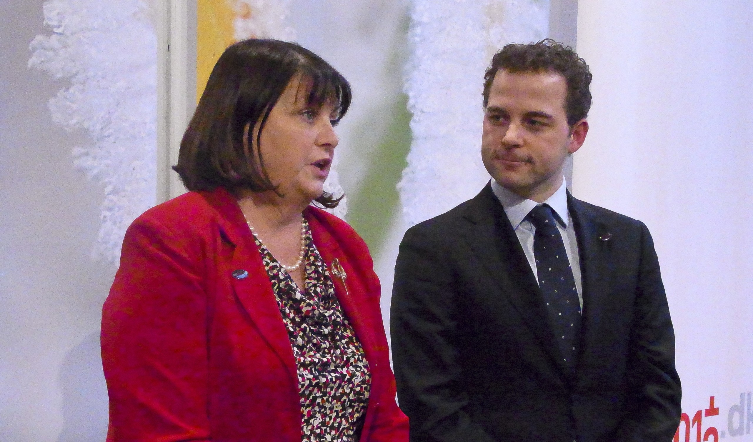 Máire Geoghegan-Quinn and Morten Østergaard present their talks at the Bella Centre