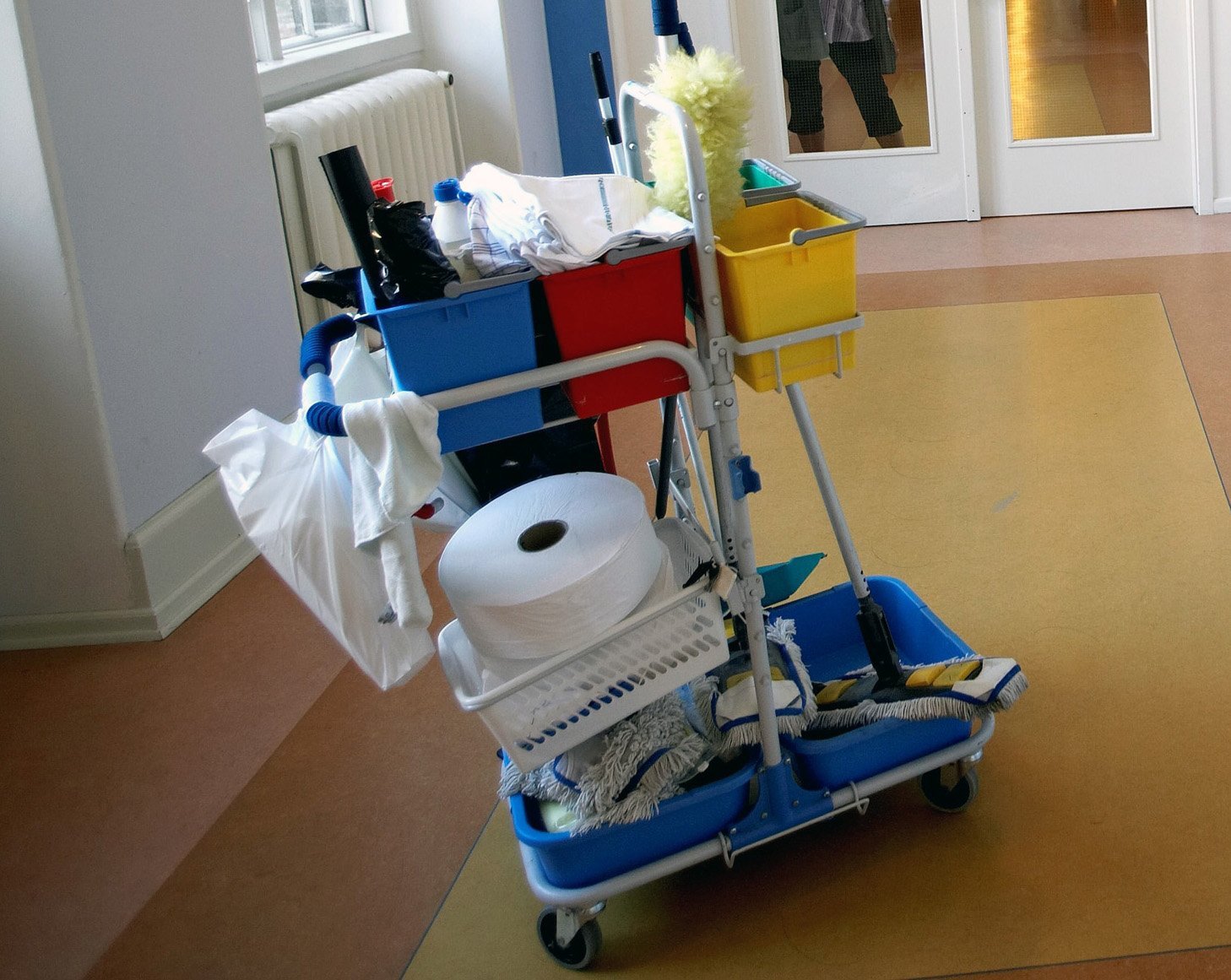 33 cleaning staff were questioned, nine were taken in for further questioning, one is being held in custody