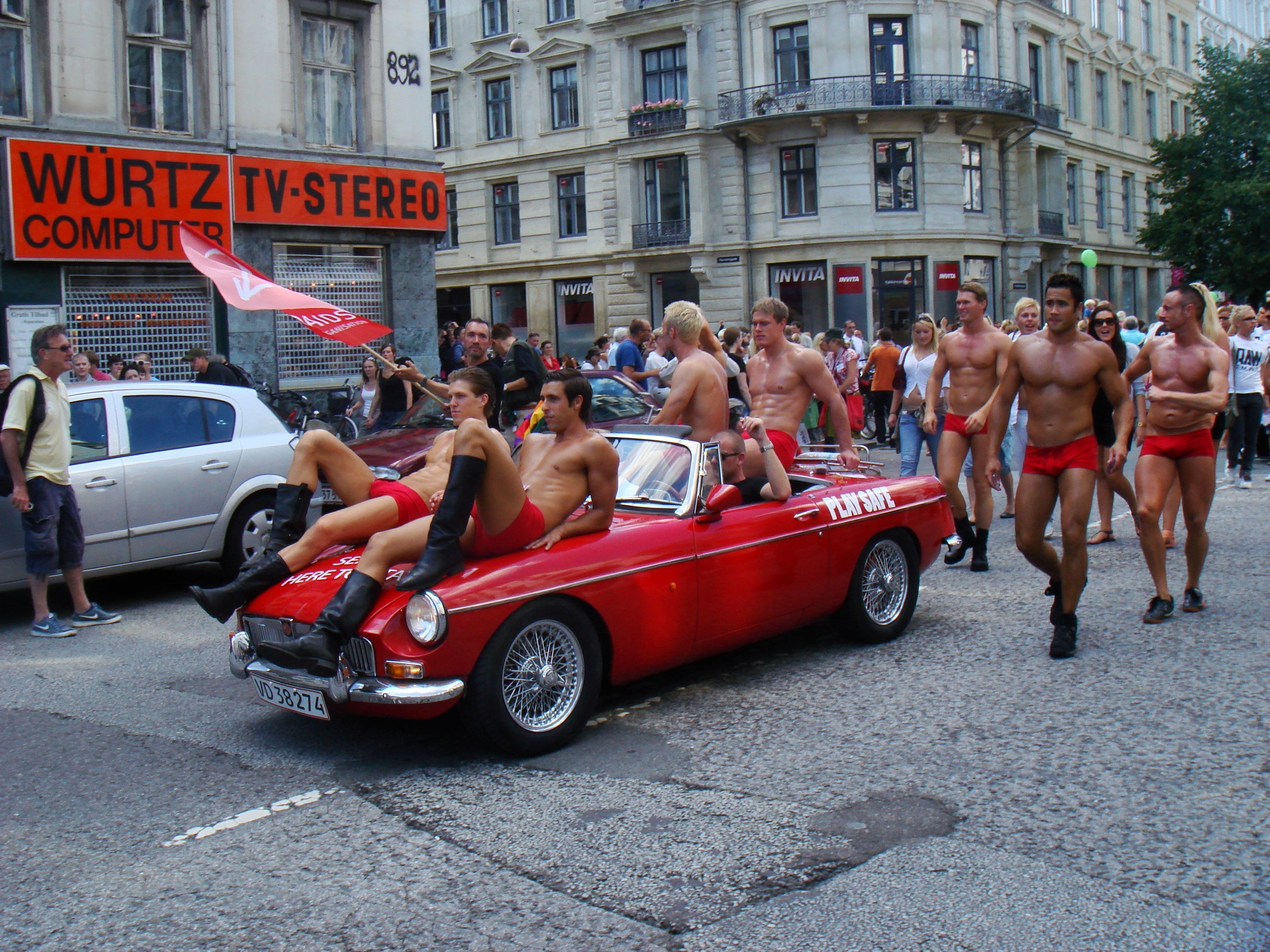 Letting it all hang out at Copenhagen Gay Pride 2008