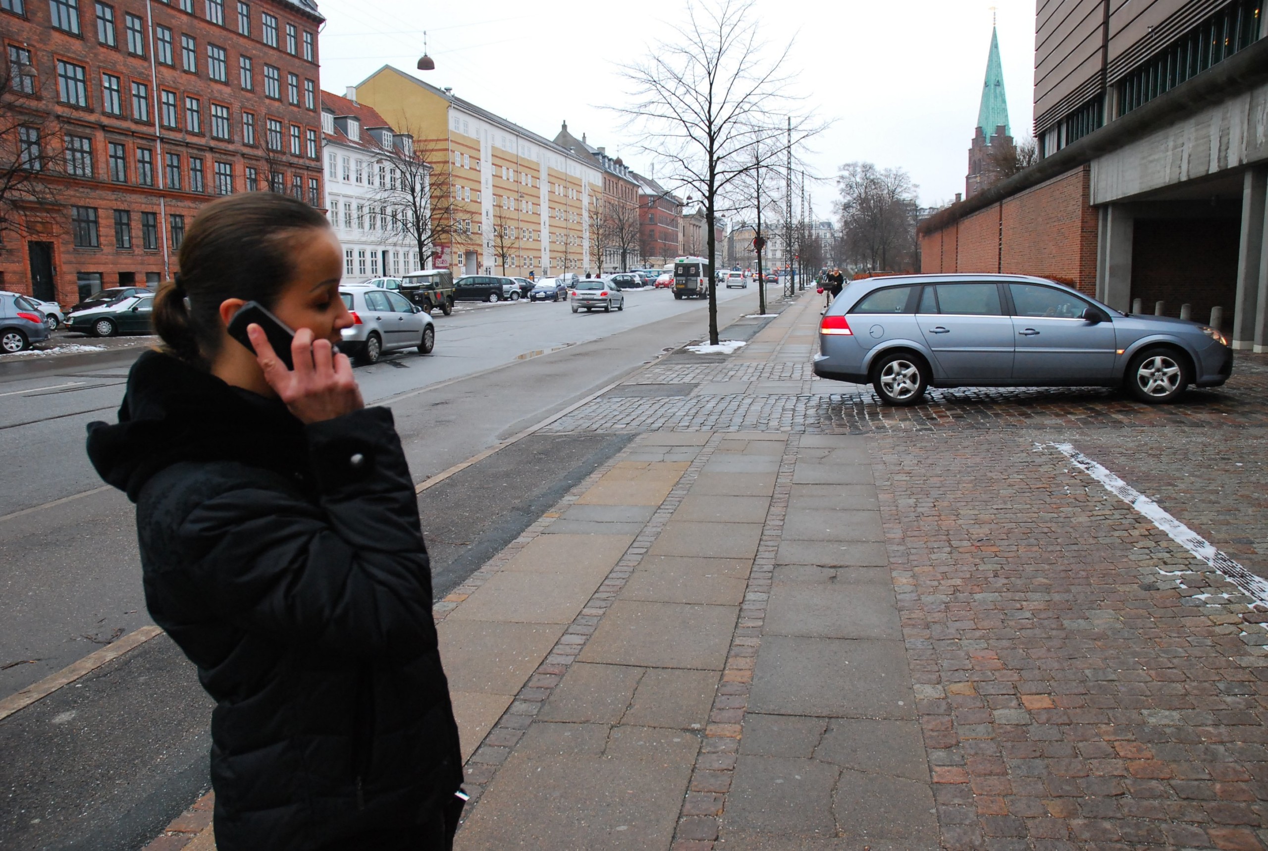 Milena Penkowa on the way into a search of her office in 2011. Archive in a mess