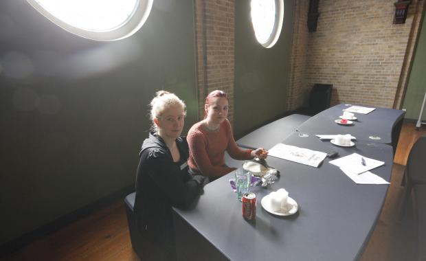 Gro Gerdsen (front) and Sophie Ytte