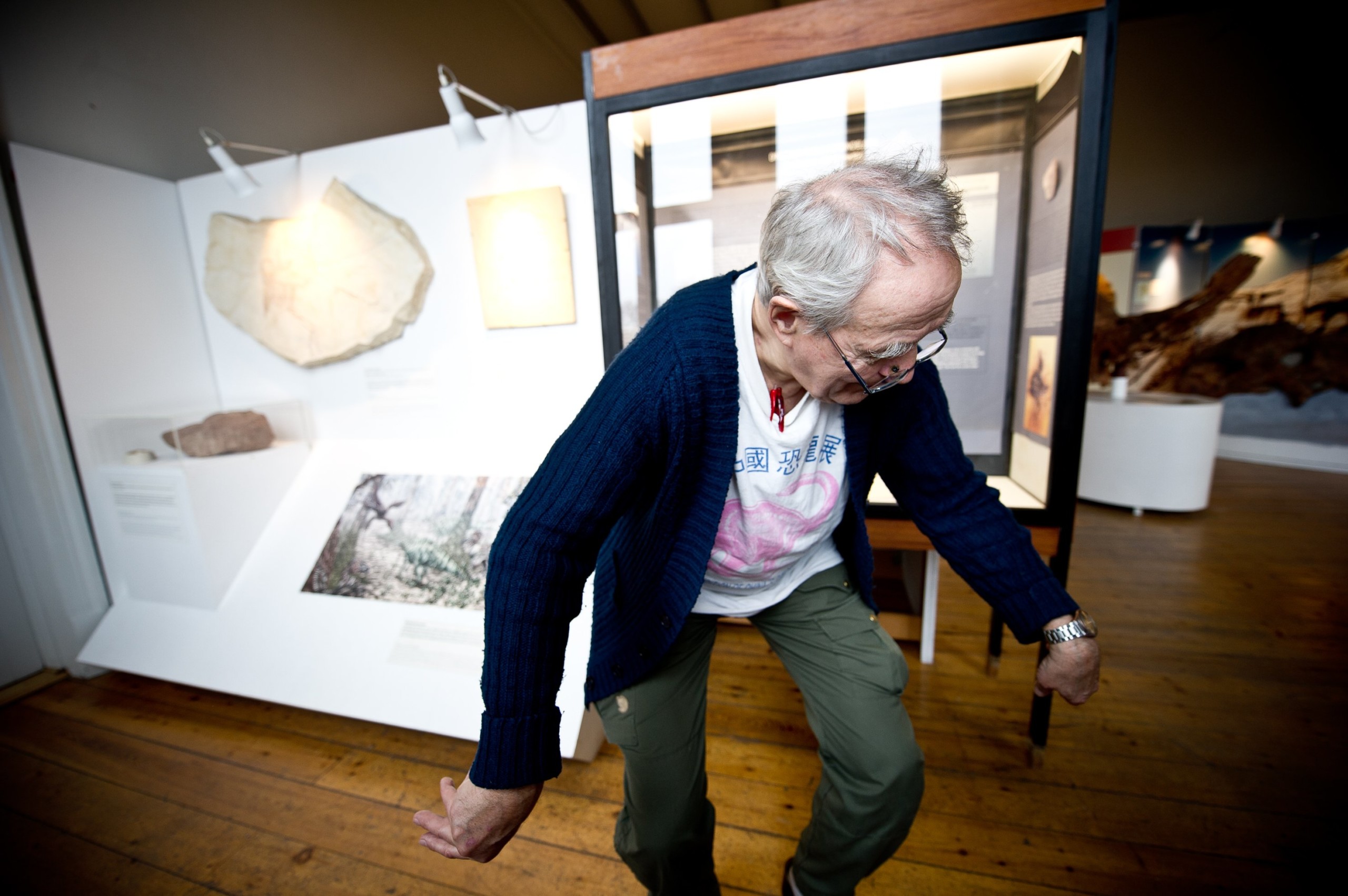 INDLEVET - Niels Bonde animerer, hvordan man fandt en dinosaur liggende på sine æg.