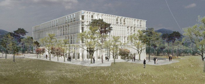 NYE RAMMER - Mange danske studerende er interesserede i at tage deres kandidatuddannelse ved Sino-Danish Center. På billedet ses en model af Industriens Fonds Hus i Bejing, der bliver rammen om centerets uddannelsesaktiviteter, når bygningen står færdig i 2013.