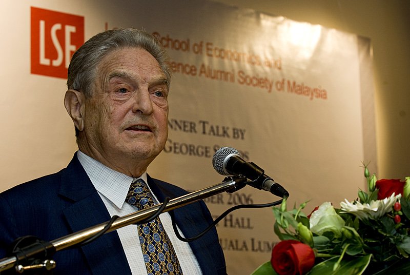 George Soros talking in Malaysia in 2006
