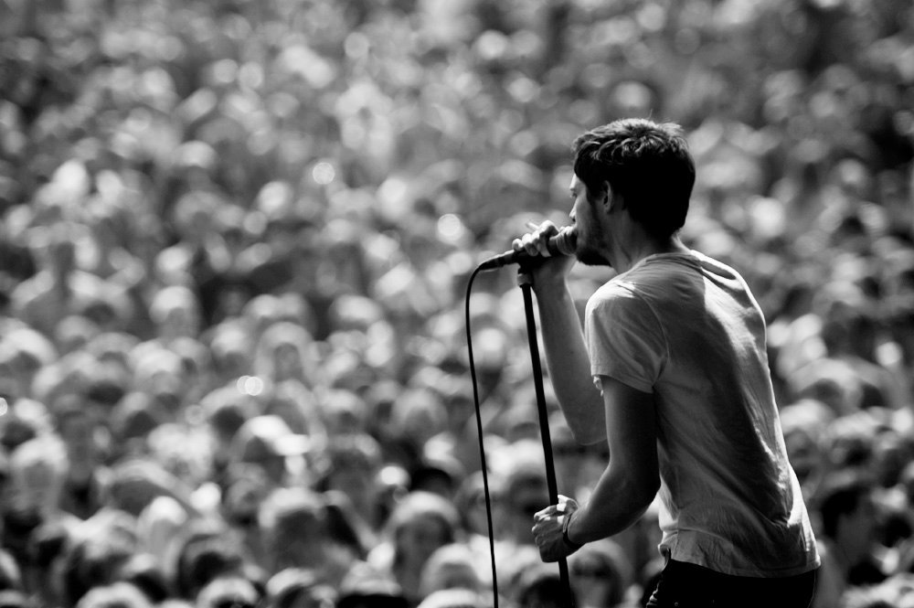 GIG - Sådan så det ud sidste år, da publikum kastede den op for The Floor Is Made of Lava på NorthSide.