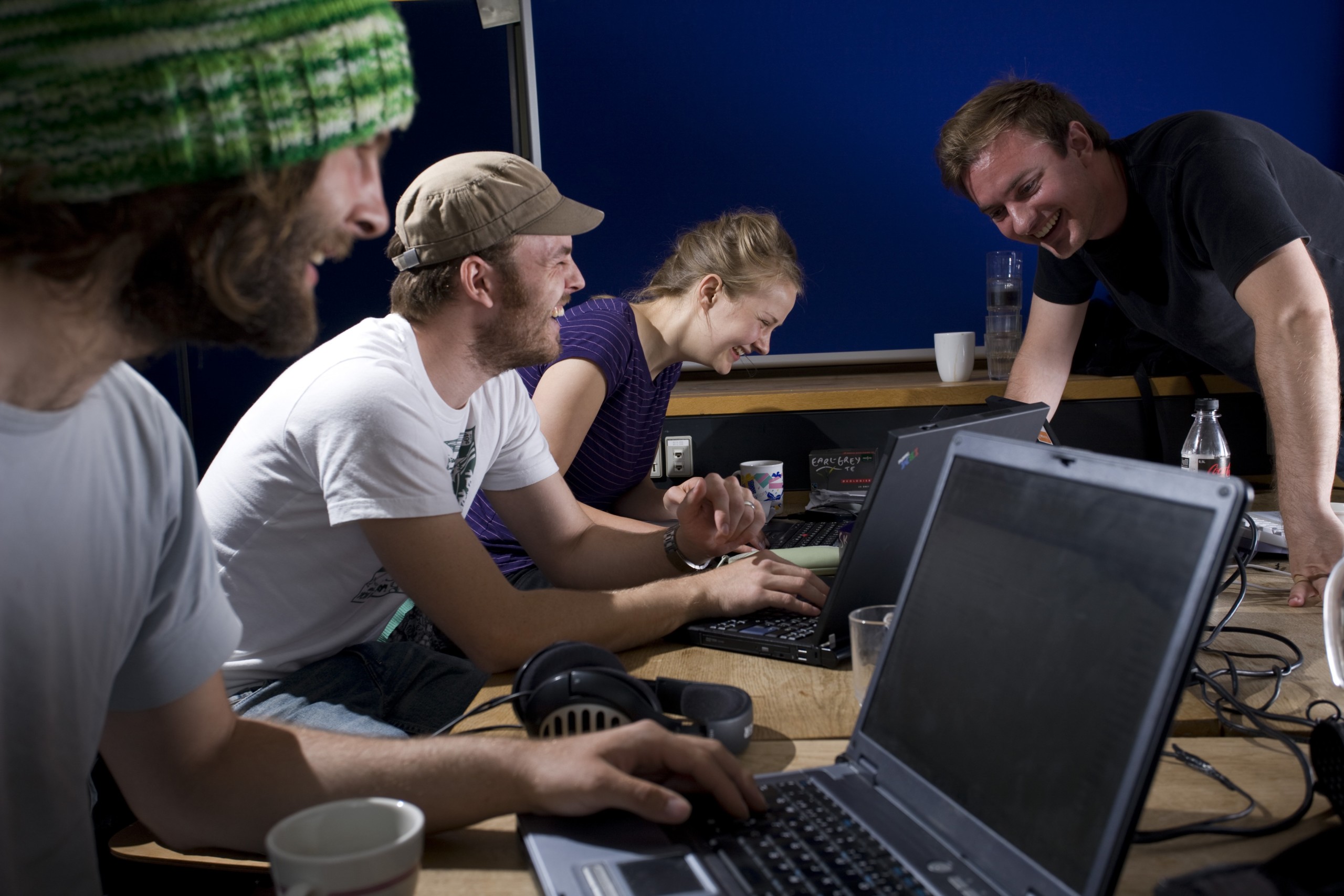 Half and half is the best way. Certainly according to computer scientists, and when it comes to internationals and Danes