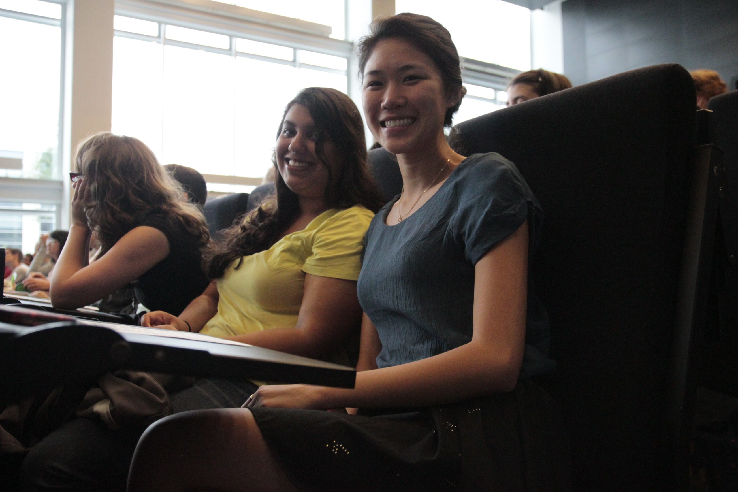 We asked new students whether they experienced anything as...slightly...strange