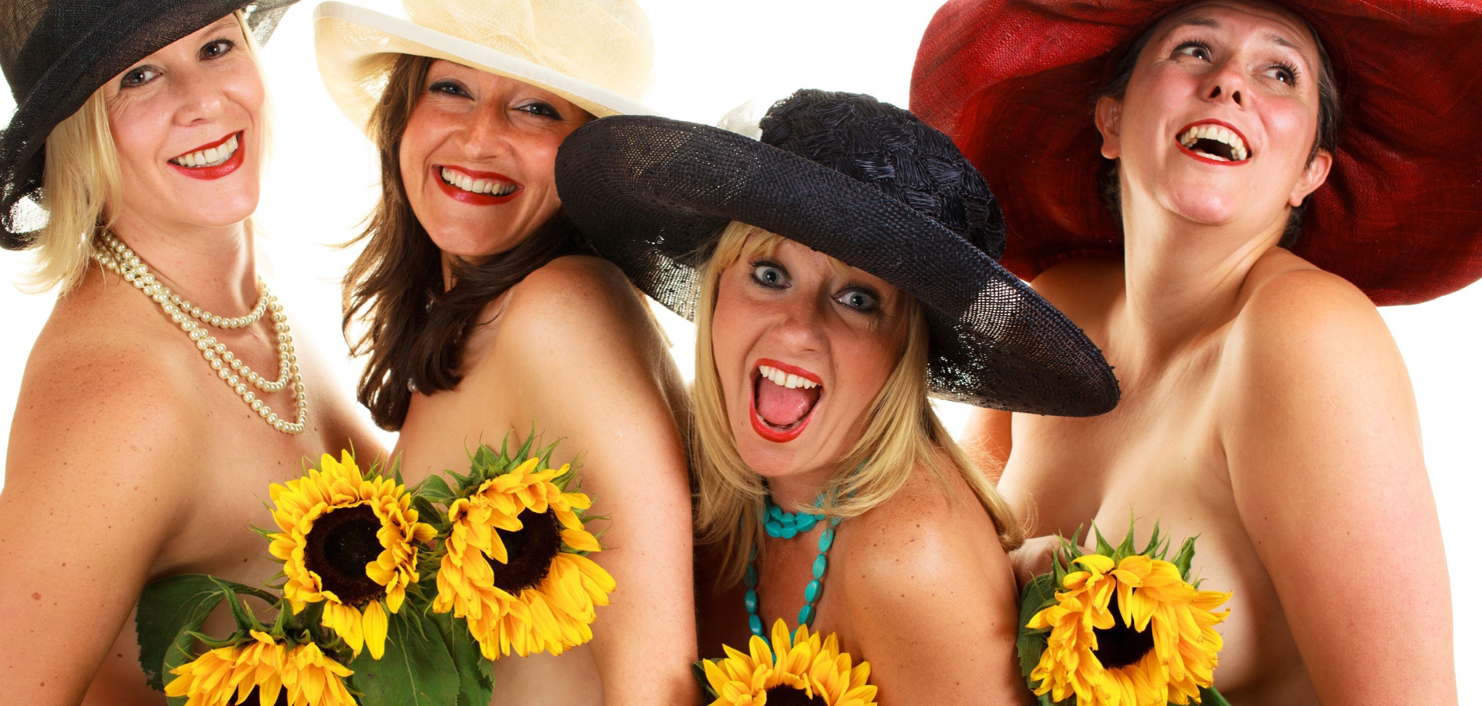 It is apparently, this easy, to do something for a good cause. Poster from upcoming play Calendar Girls 