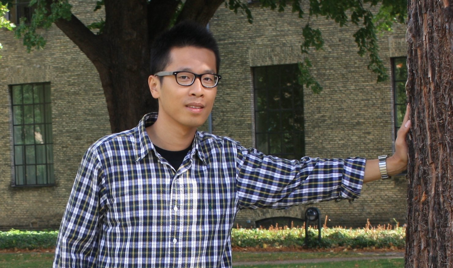 Taiwanese student Yuan-Jen Cheng in Copenhagen after a summer at work modelling and mapping drainage and soils