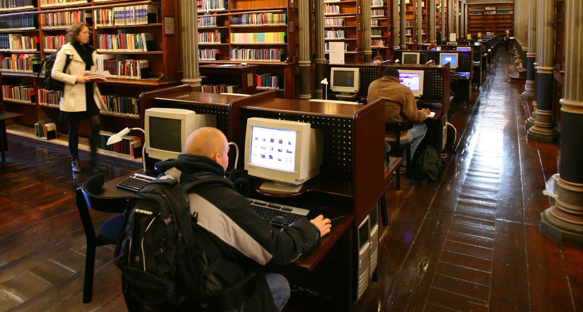 From the University of Copenhagen library in Fiolstræde. The older journals have greater histories, so researchers are almost coerced into publishing in them, argue the critics