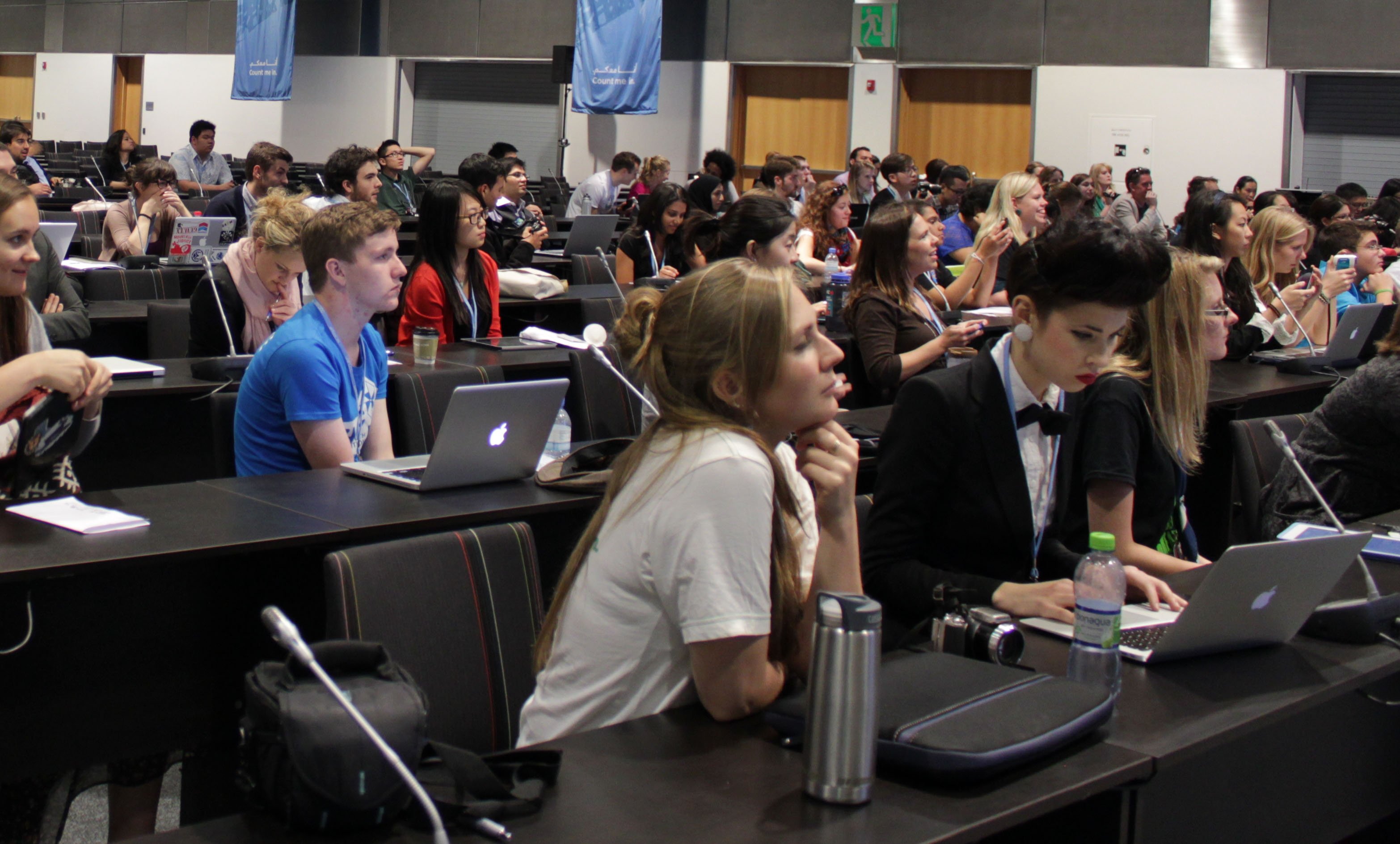 The 'Youth' delegates at COP18 in Doha, Qatar
