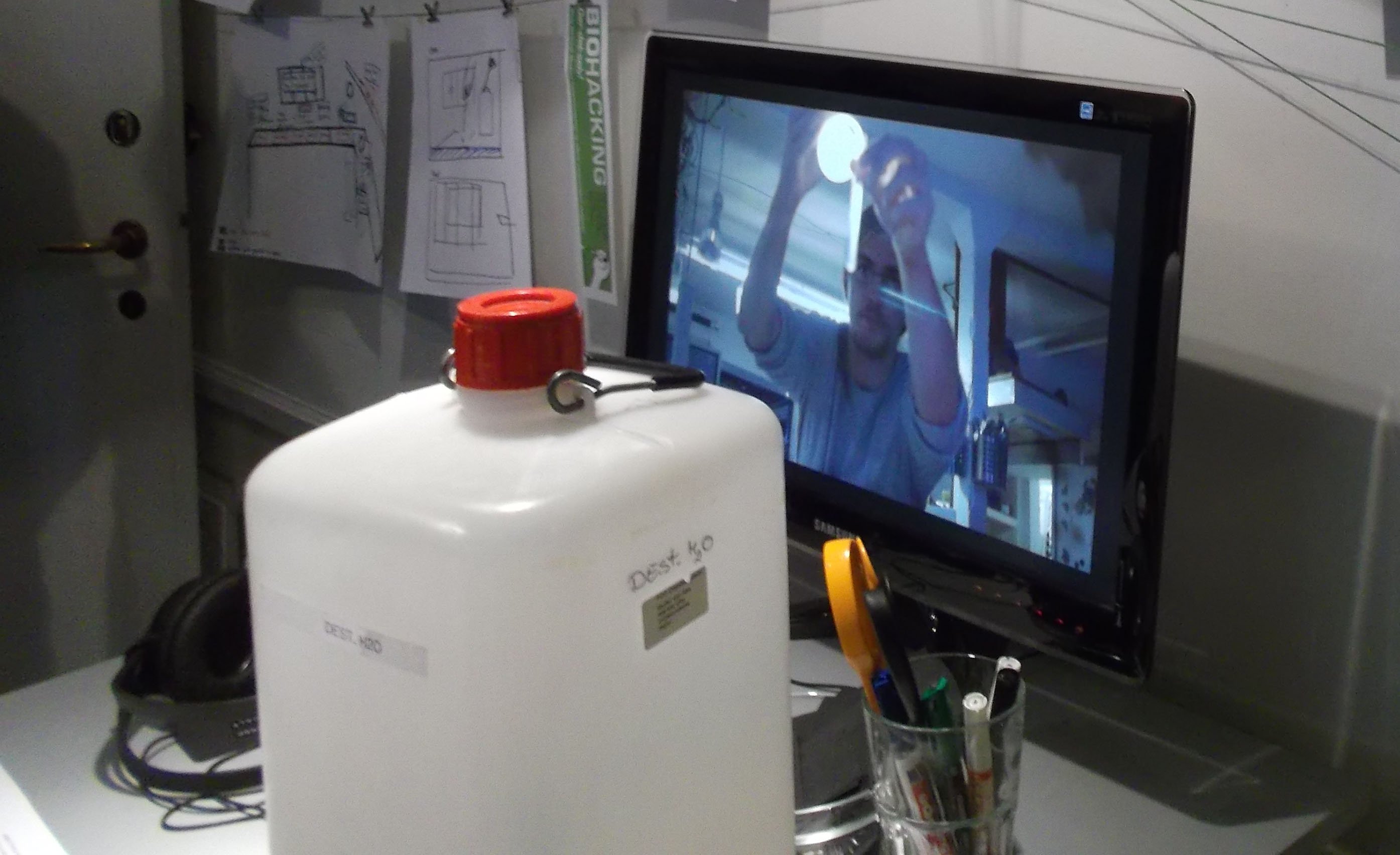 Live extraction of DNA... from an onion