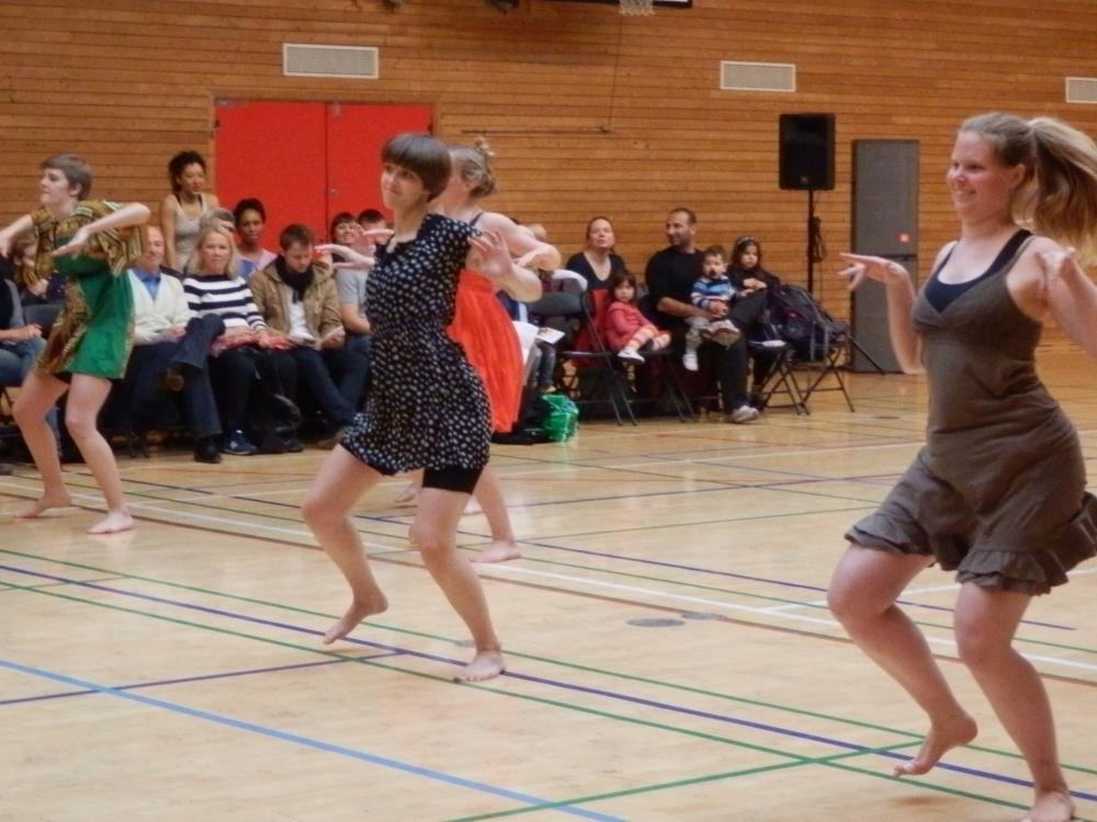 From a university sports group USG dance show. But sports can't be the only way. Can they?