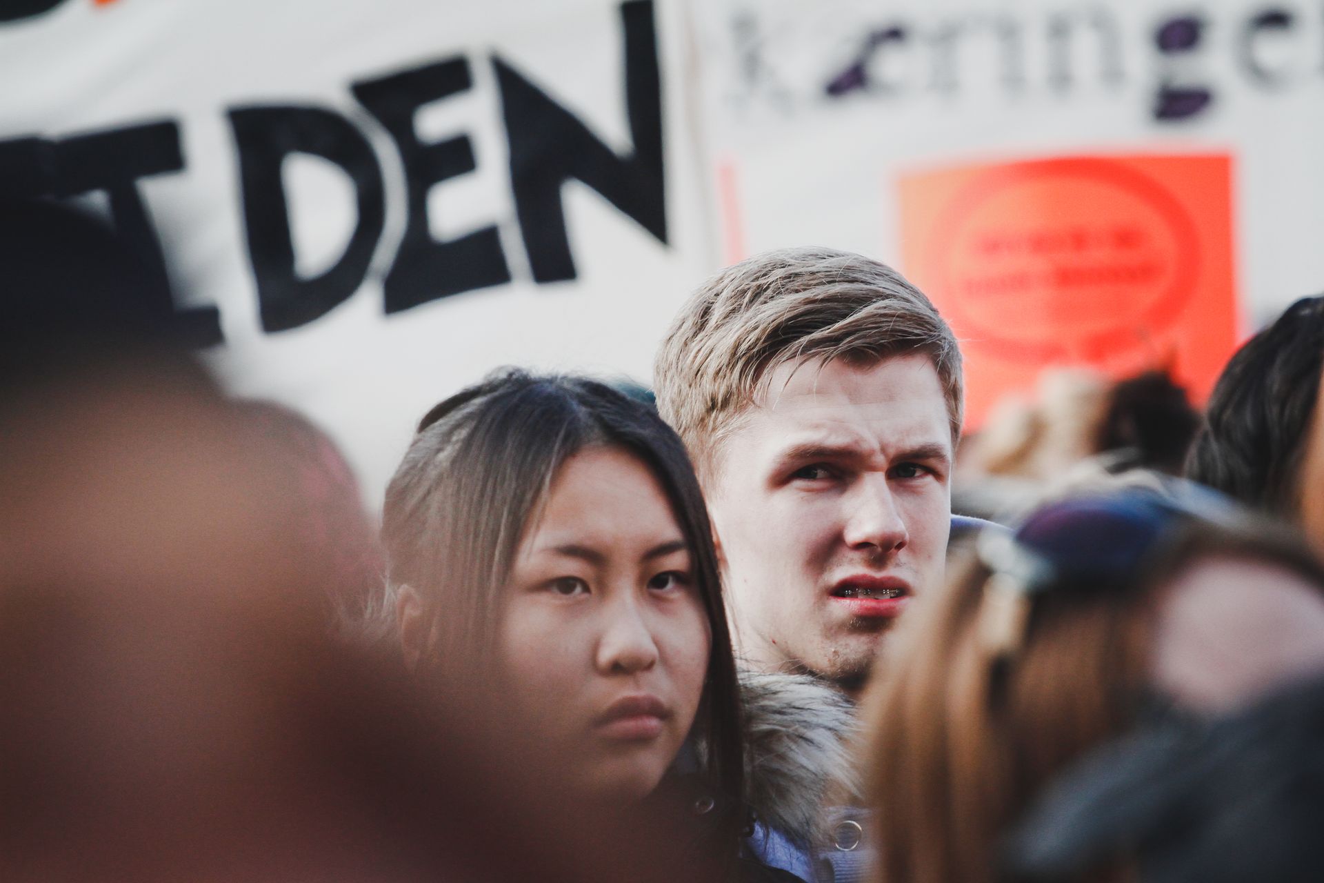 SU(RT) SHOW - De studerende råbte for døve øren, da de demonstrerede foran Christiansborg den 28. februar.