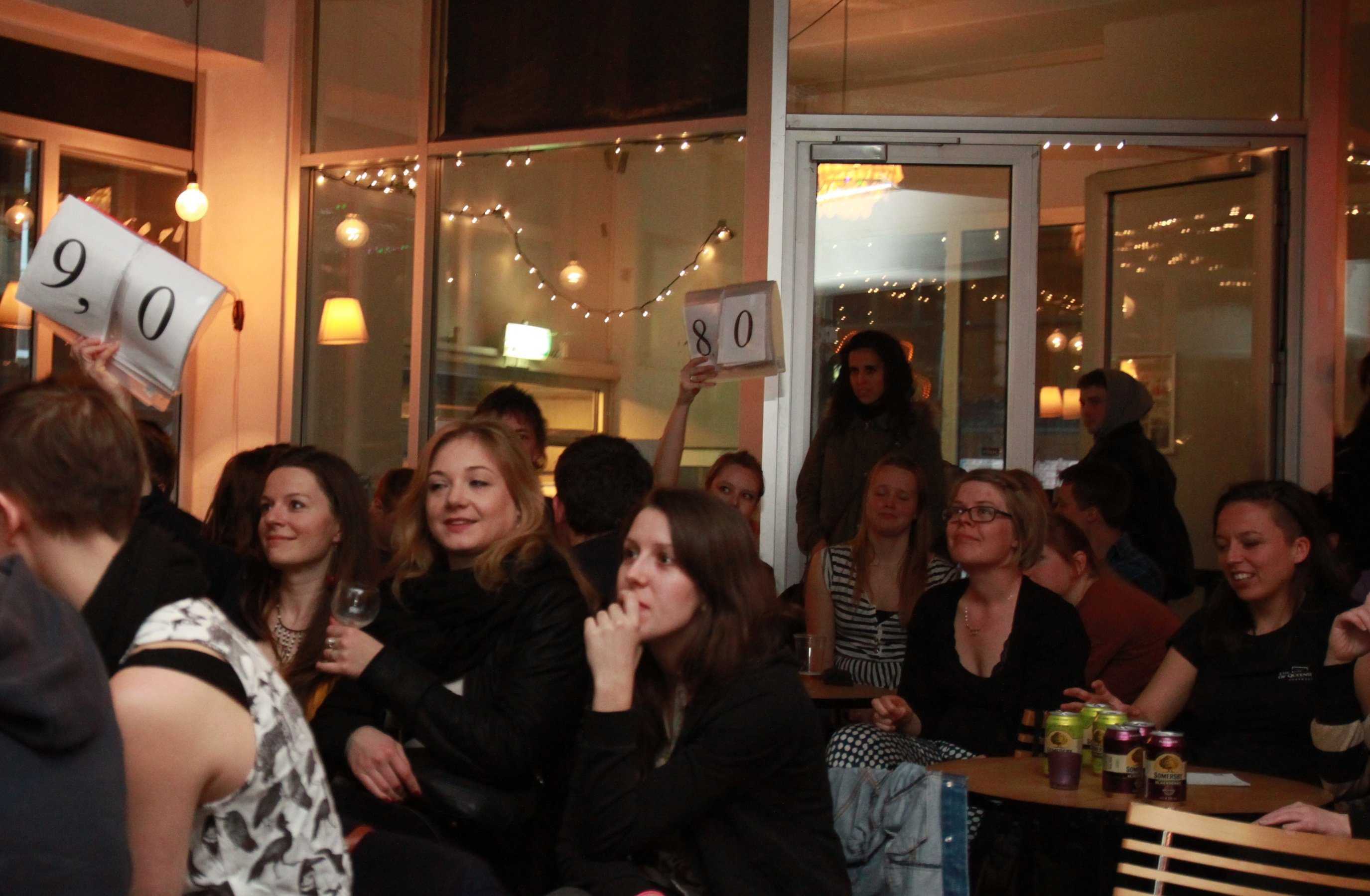 The audience' judgment in terms of grades was everything