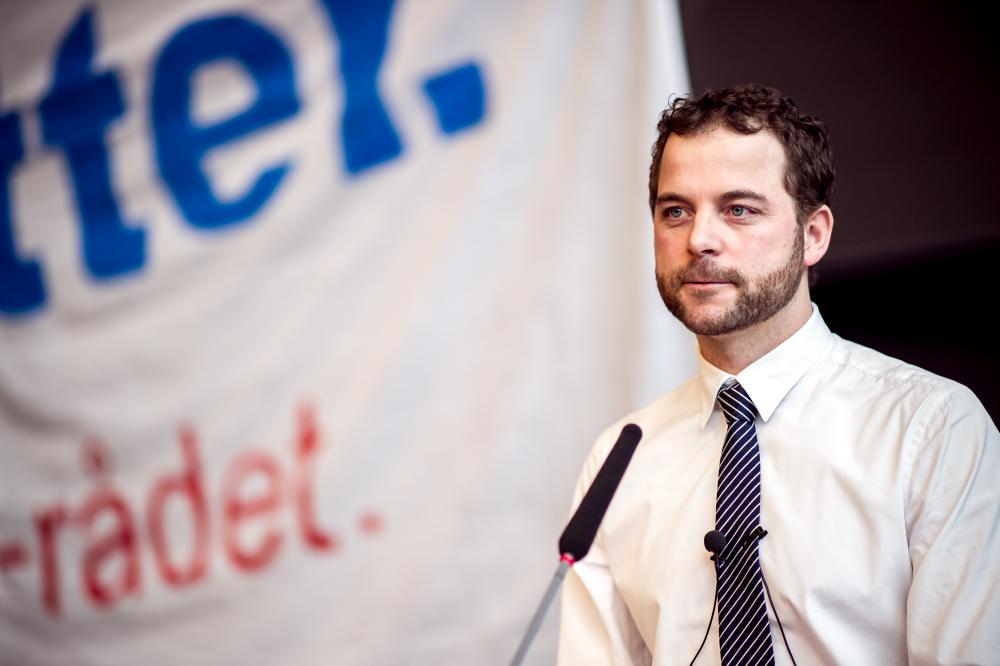 TILFREDS - Uddannelsesminister Morten Østergaard og resten af SU-forligskredsen har forhandlet SU-reformen færdig.