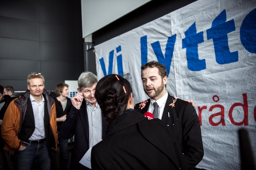 SPIL FOR GALLERIET? - Uddannelsesminister Morten Østergaard stillede gladeligt op til SU-debat på KU samt mediernes dækning af arrangementet. Men han var reelt ikke interesseret i at lytte til de studerende, lyder kritikken fra Studenterrådet.