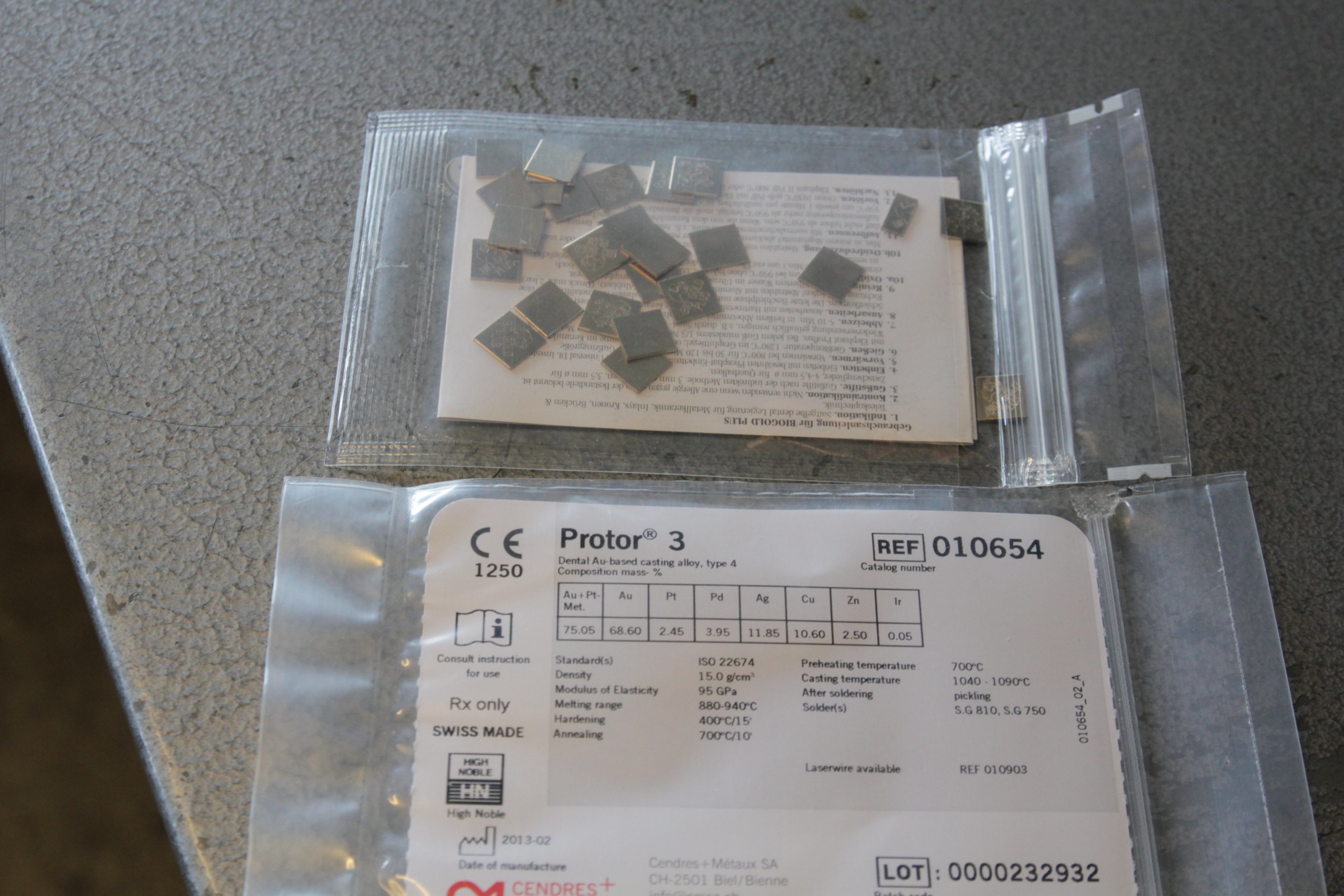  This is what it looks like, before it is processed. This is worth a lot of money, and there is more in the safe