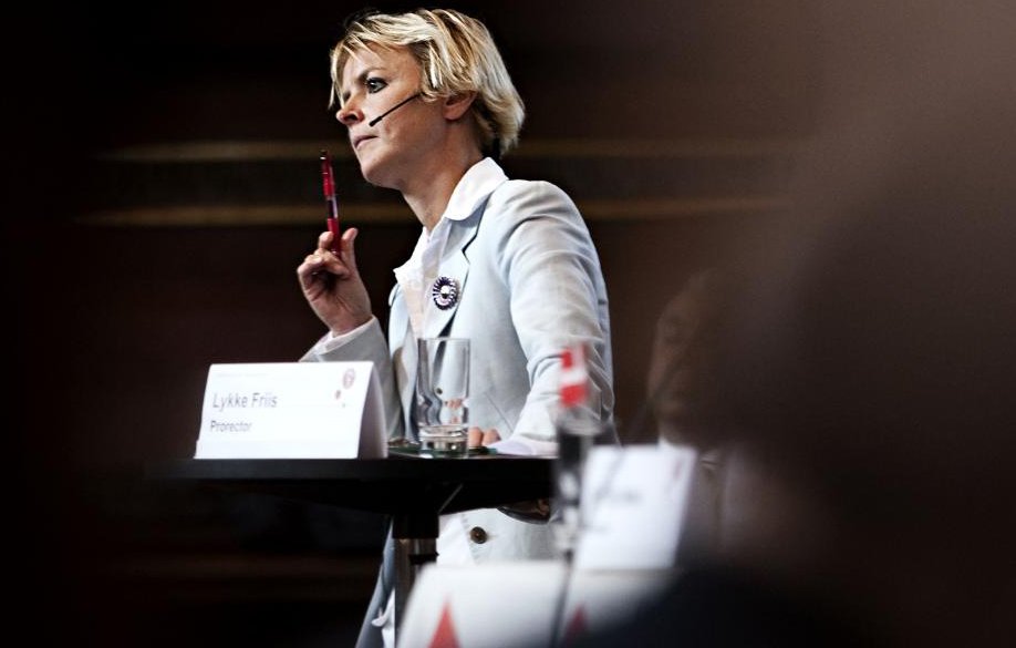 ICH BIN ZURÜCK - Den glødende Bayern München-fan Lykke Friis har meget at glæde sig over disse dage. Ikke alene har sydtyskerne haft en supersæson, men selv er hun netop blevet ansat som prorektor for uddannelse på det universitet, hun efter sigende har savnet i perioden som toppolitiker.  
