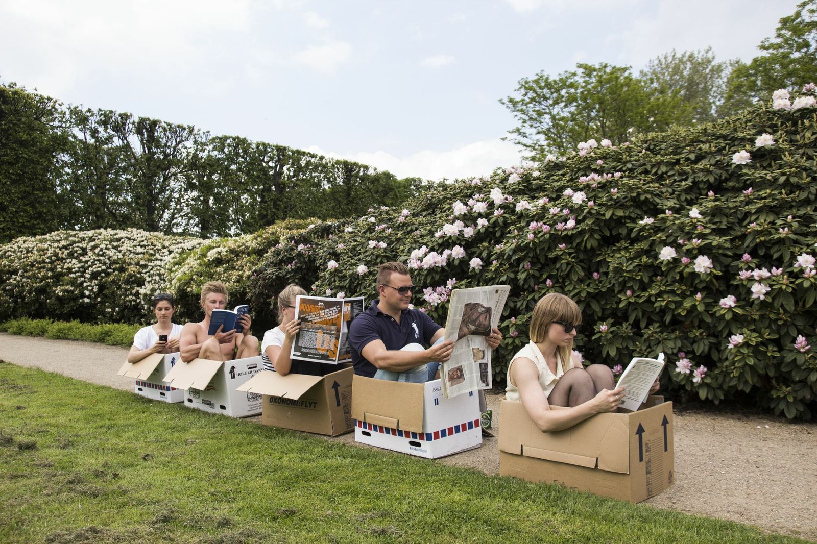 PAPKASSESHOW - Man må være kreativ, når man står uden bolig i København.