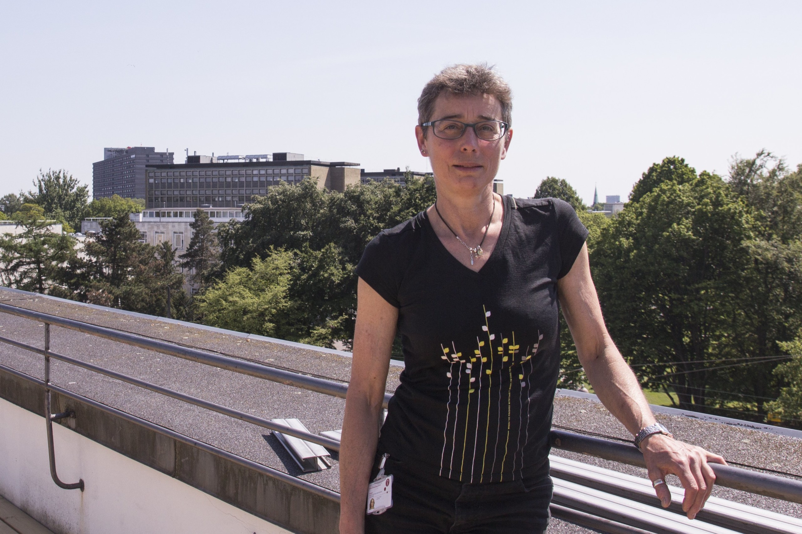 TÆTTERE PÅ - Efter skiftet fra Hillerød er det blevet lettere for Kirsten Christoffersen og hendes kollegaer at undervise deres studerende på Nørre Campus. 