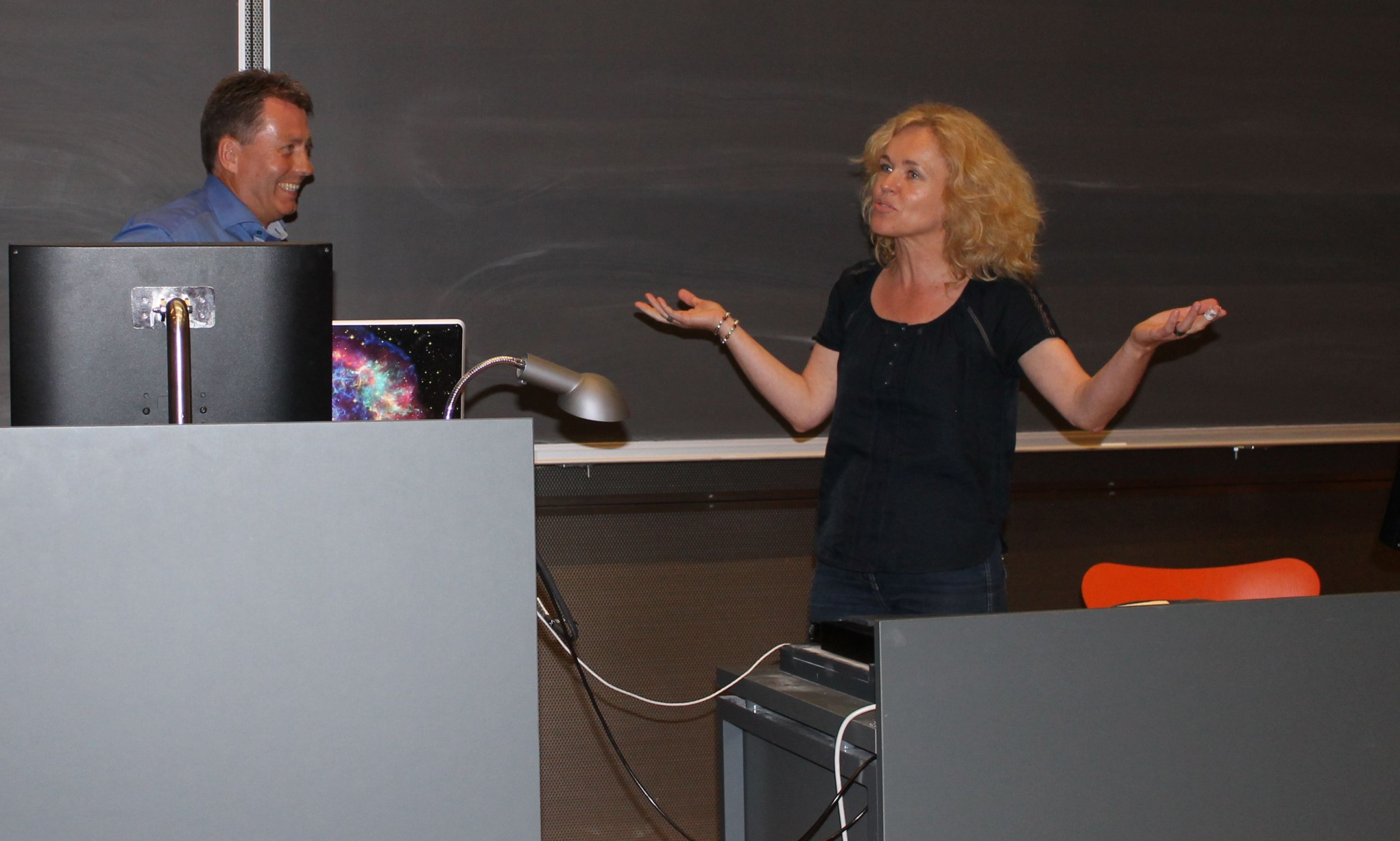 Two professors at gender debate clash: Hans Bonde (left) doesn't like positive discrimination of women. Anja Andersen (right) does