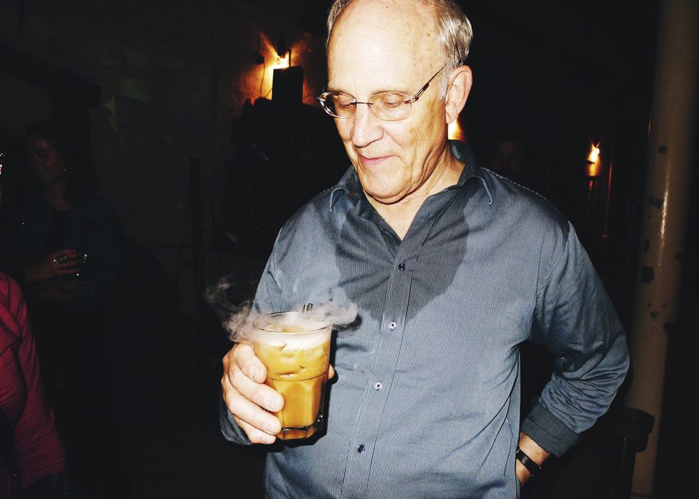 This is one of the most interesting audiences I have ever talked to,” says Mr Gross while enjoying a smoky cocktail. 
