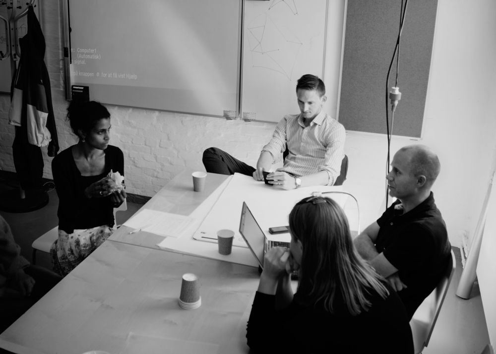 A meeting at start-up group T57