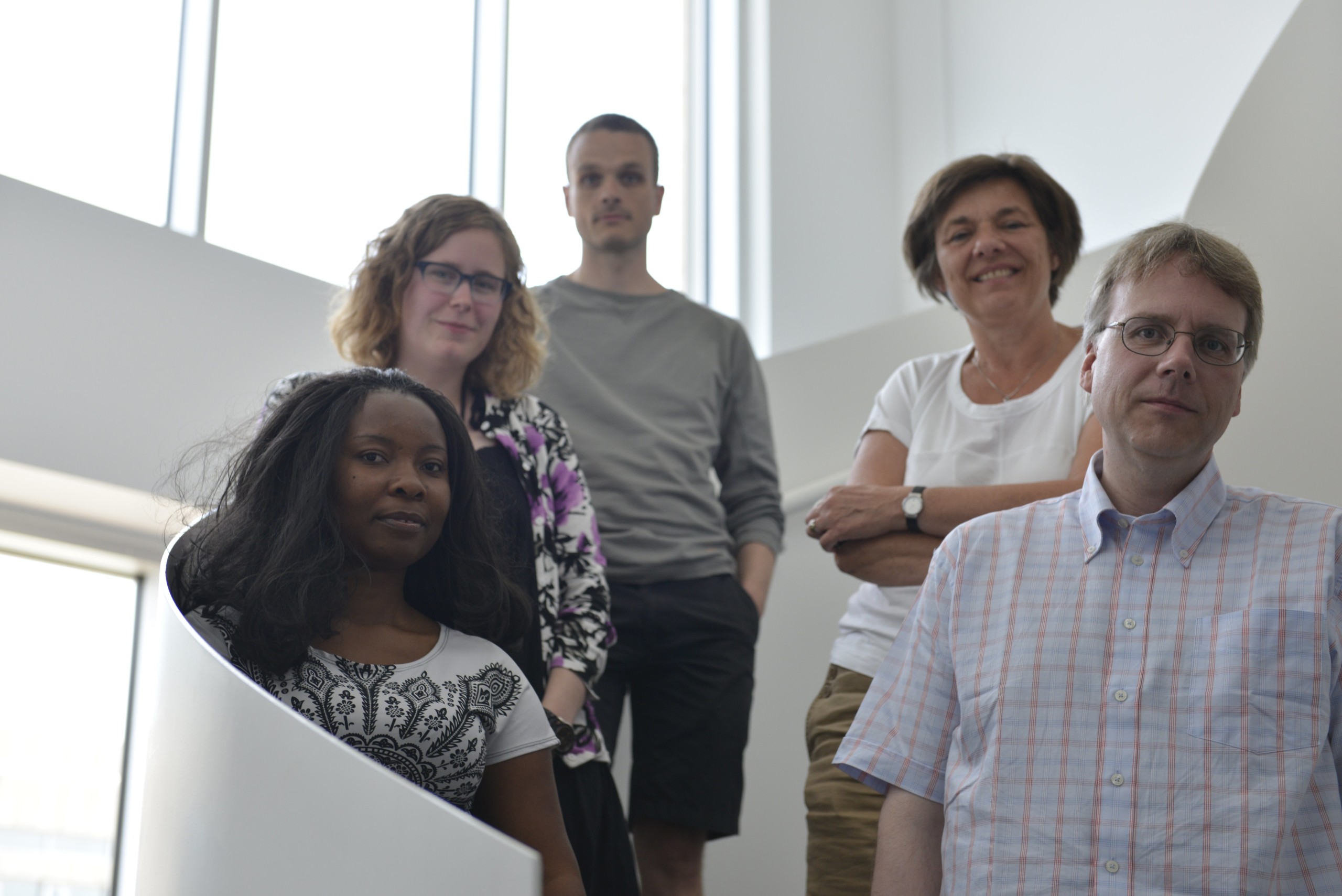 TAP - Fra venstre mod højre: Salma Schou, Jennie Junghans, Jens Borglind, Hanne Rasmussen og Jesper Nielsen.