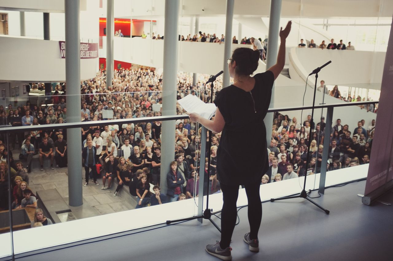 HEJ - Gwen fra Gryffindor aka. uddannelsesministerens værste fjende aka. de studerendes bedste ven (konferenciernes egneformuleringer) hilser på den nye KU-årgang.  