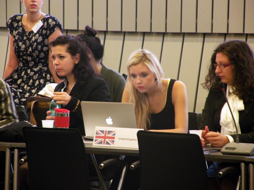 From last year's event. At DanMUN, 'diplomats' represent different countries