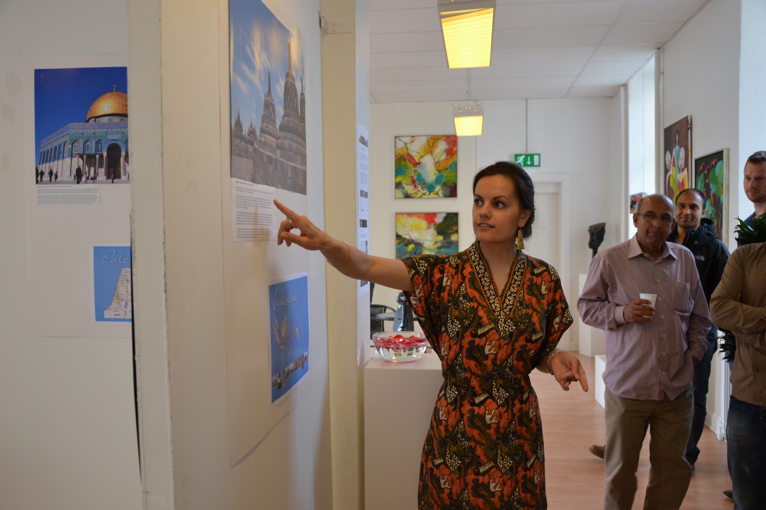 UCPH student Eugenija at a previous event promoting cultural diversity 