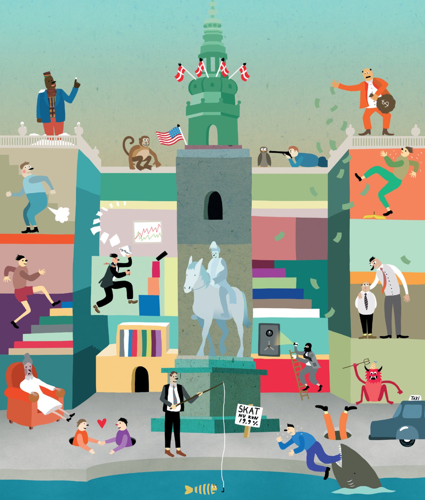 FLER' FARVER - Bogen Poligak argumenterer for at politik langt fra er så rationelt gråtonet, som mange af os går og tror.