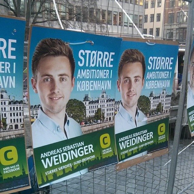 KRITIKER AF STUDENTERRÅDET - Andreas Weidinger studerer statskundskab og udfordrer Studenterrådets politiske linje på KU. Han stillede også op for De Konservative ved dette års kommunalvalg.