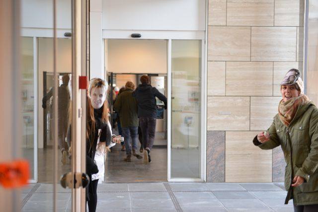 From a Humanities faculty protest meeting Monday. The University is expected to be blockaded by student activists tomorrow Wednesday