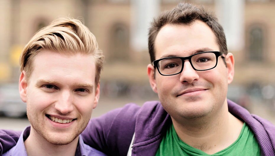 SIDEORDNET - Martin Garcia (tv) læser Musikvidenskab; Mads Glahder læser Fødevarevidenskab.