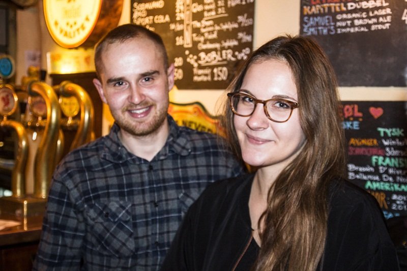 Jasmin and William at Blågårds Apoteket