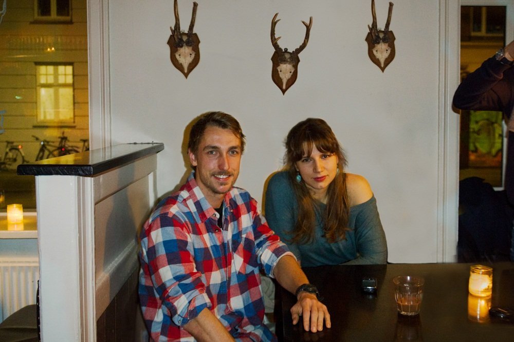 Jana, Mikkel and a few dead deers on date at Café Dyrehaven