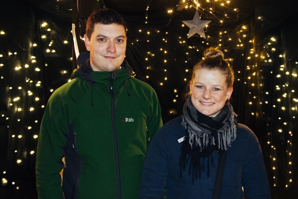 Charlotte and Dom take care of their shopping addiction at Christiania’s Julemarked.