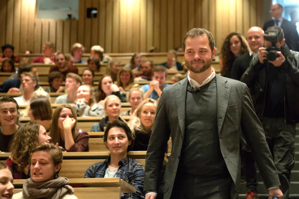 DEBAT - Morten Østergaard fik taletid til at forsvare reformen.