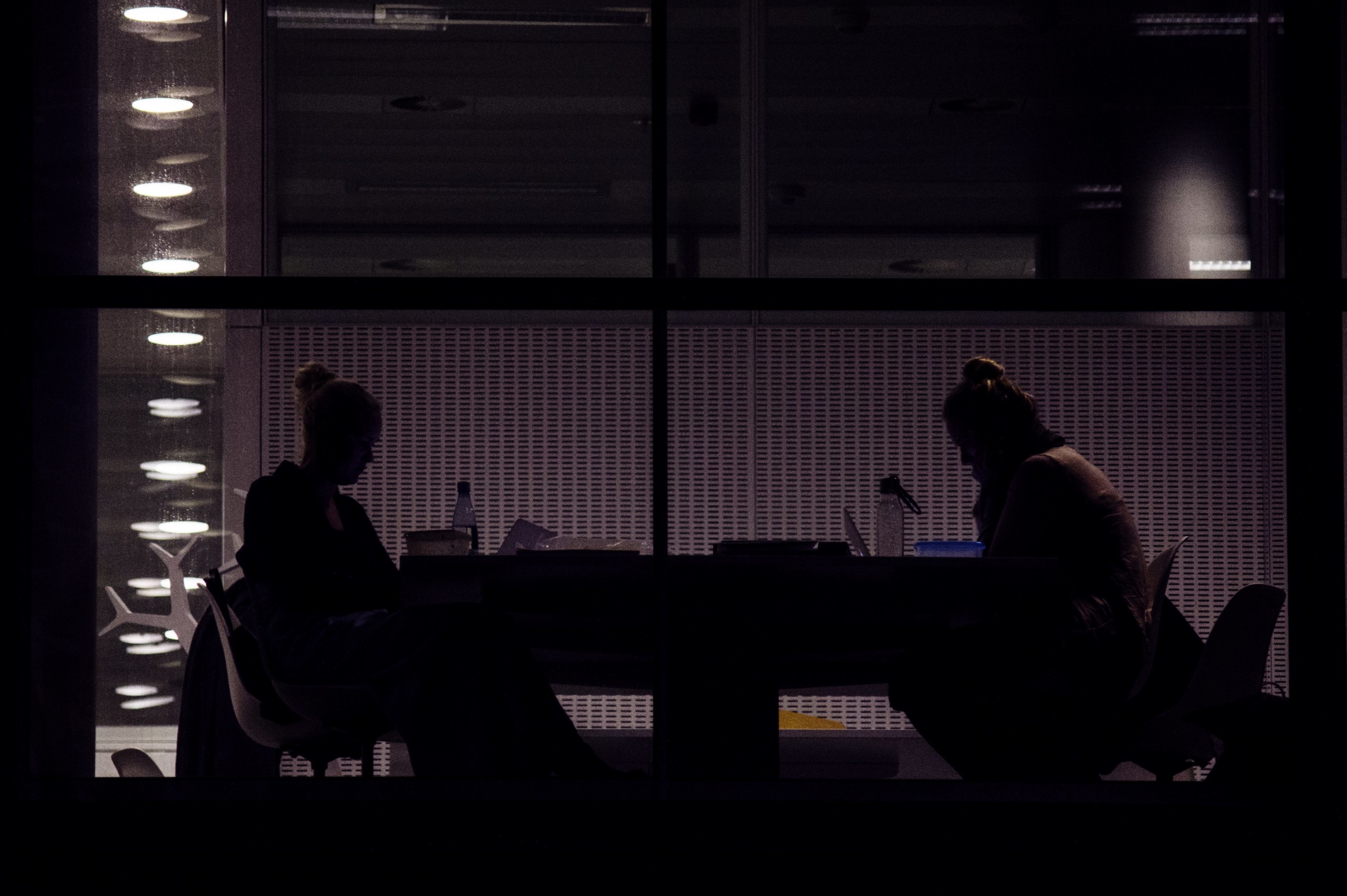  Days and nights merge into one -  when you're studying