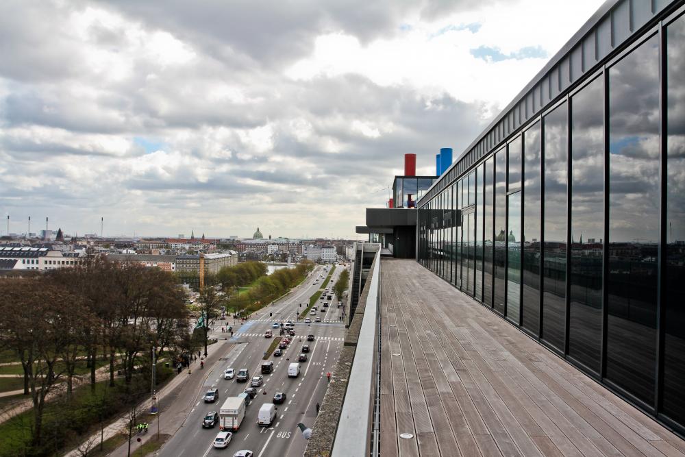 From the Faculty of Health Sciences rooftop on the Panum building
