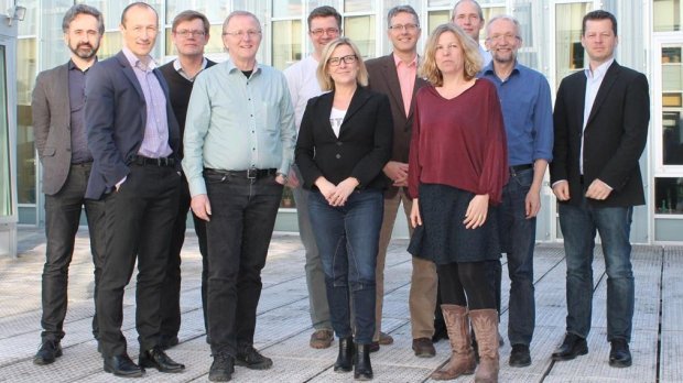 Stephen Alstrup, far right, with his fellow group of digital advisors, set to provide expert IT advice